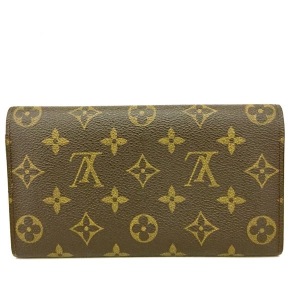 100% Authentic Louis Vuitton Monogram Portefeiulle Sarah Bifold Wallet - Picture 2 of 9